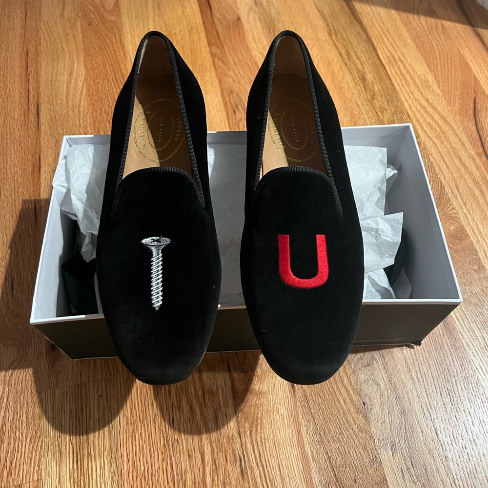 Stubbs and Wootten Men’s College Slipper BRAND NEW